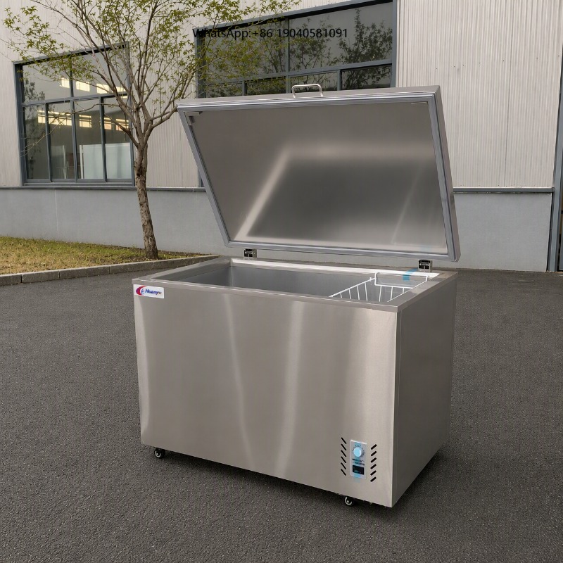 Commercial Chest Freezer - Congélateur coffre horizontal commercial de supermarché