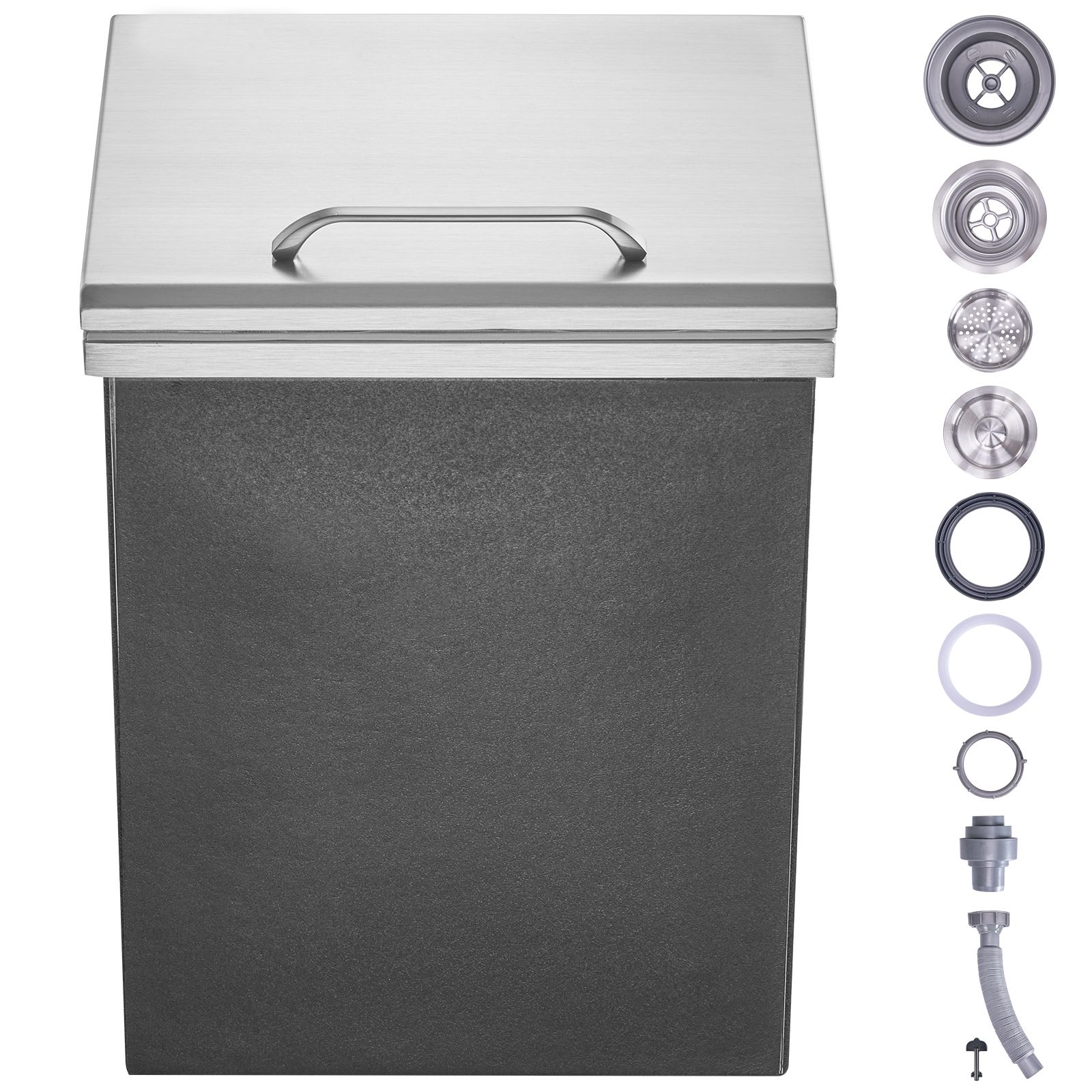 Glacière à glace en acier inox - Commercial Kitchen Bin avis et prix